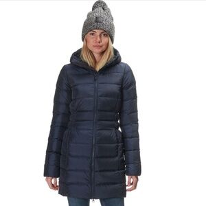 The North Face Women's Gotham II Down Parka in Navy Blue Size Large